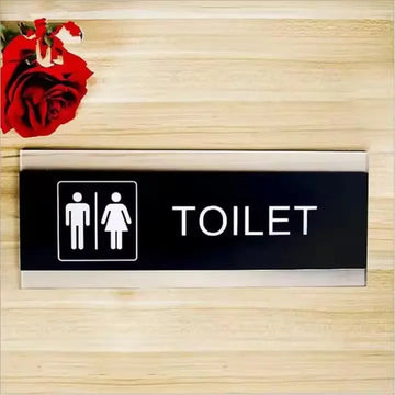 Acrylic Toilet Sign Rectangle