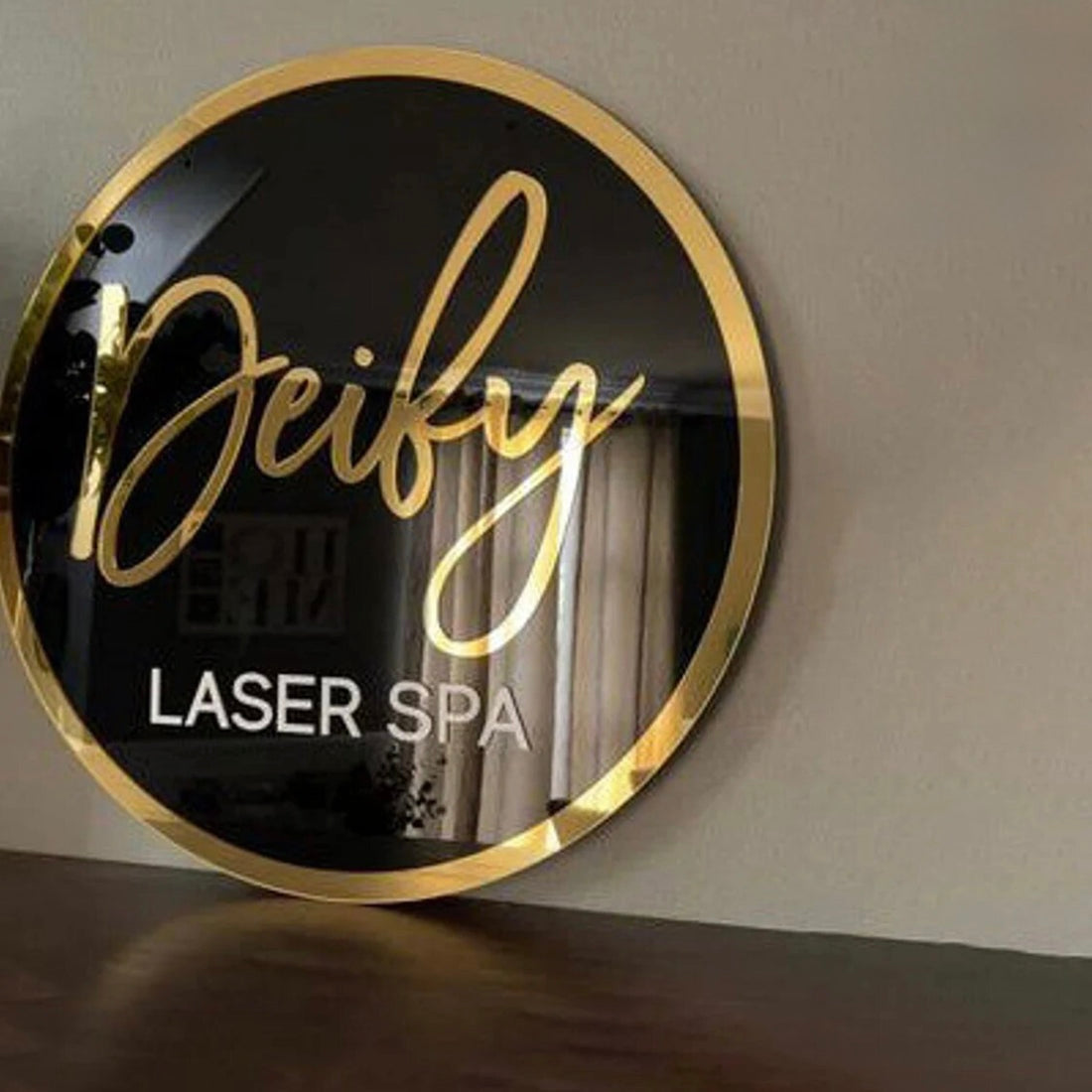 Custom 3D Acrylic Logo Sign Shop Decoration