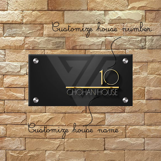 Custom House Plate