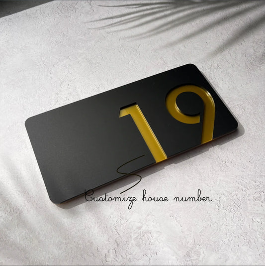 Custom House Plate