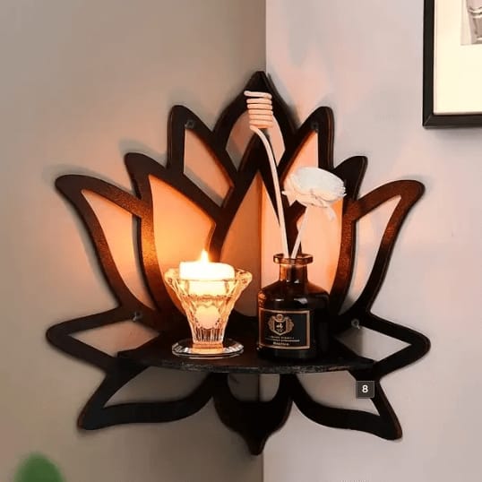 Set of 3 DIY Corner Mini Shelves – Modern Space-Saving Room & Office Decor