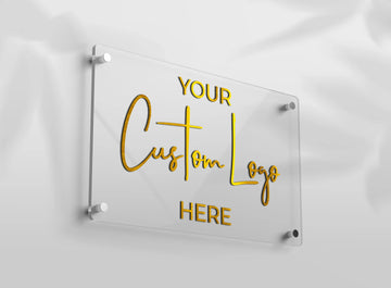 Custom Acrylic Sign Plate