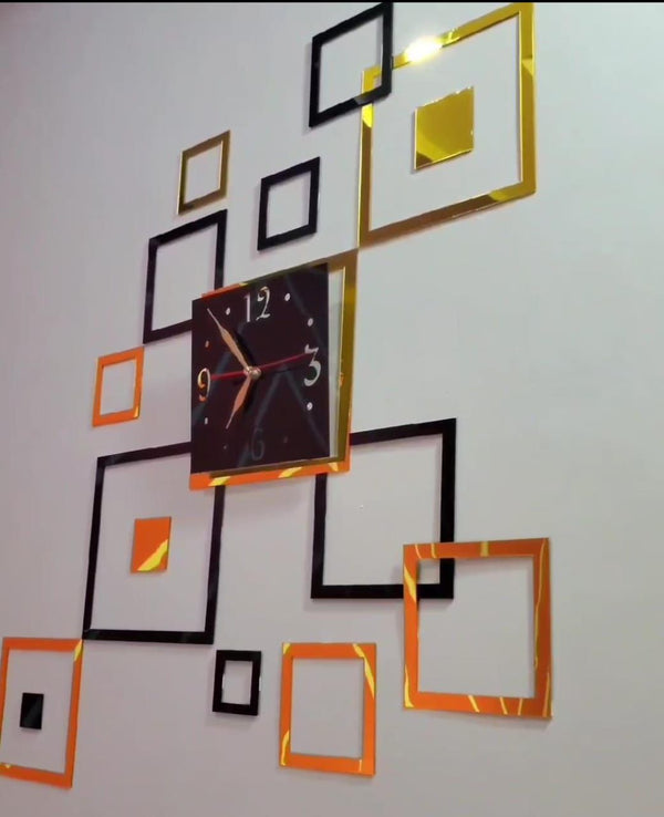 Modern Acrylic Wall Clock – Sleek & Stylish Wall Decor